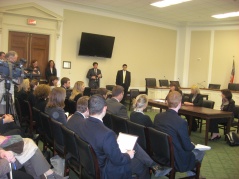 26 October 2011 National Assembly Speaker Prof. Dr Slavica Djukic-Dejanovic addresses US Congressional Serbian Caucus